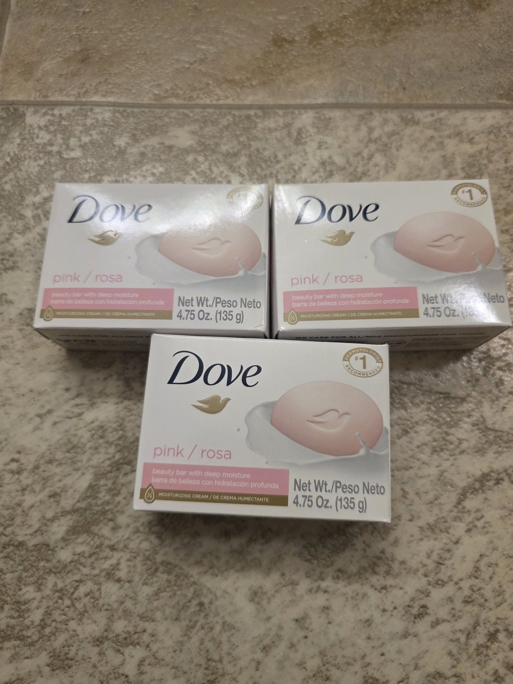 Dove Pink Beauty Bar Cleansing Soap - Pink